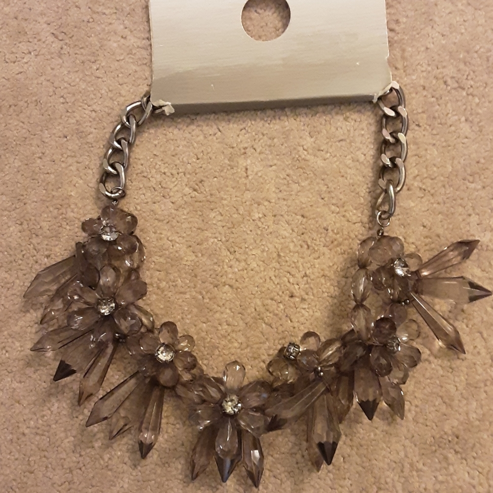New - Rose Crystal necklaces